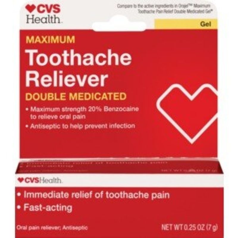 CVS Pharmacy Oral Anesthetic Gel Maximum Strength (0.25 oz) Instacart