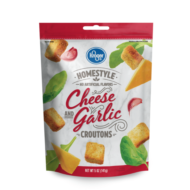 Kroger Homestyle Cheese & Garlic Croutons