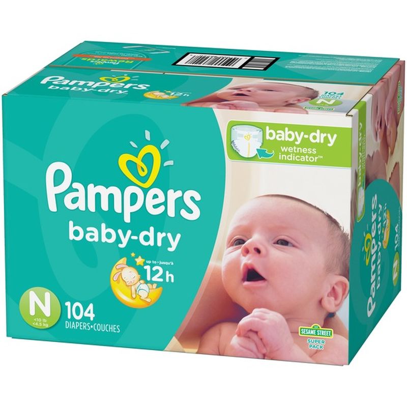 pampers baby dry 104
