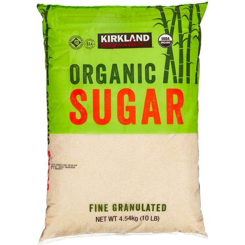 Kirkland Signature Organic Cane Sugar, 10 lb (10 lb) Instacart
