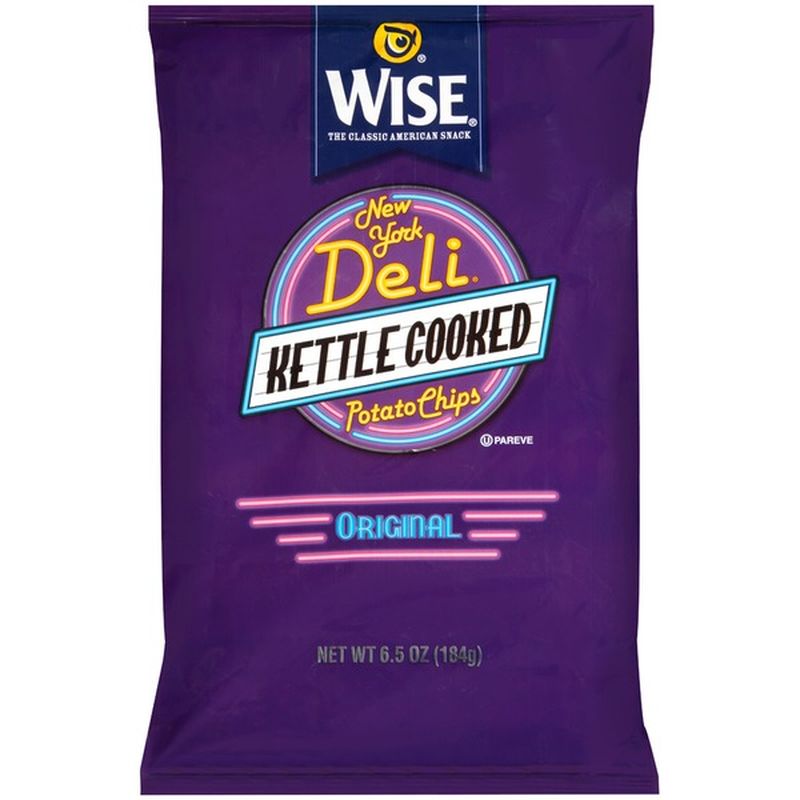 Wise New York Deli Kettle Cooked Original Potato Chips (6.5 oz) Instacart