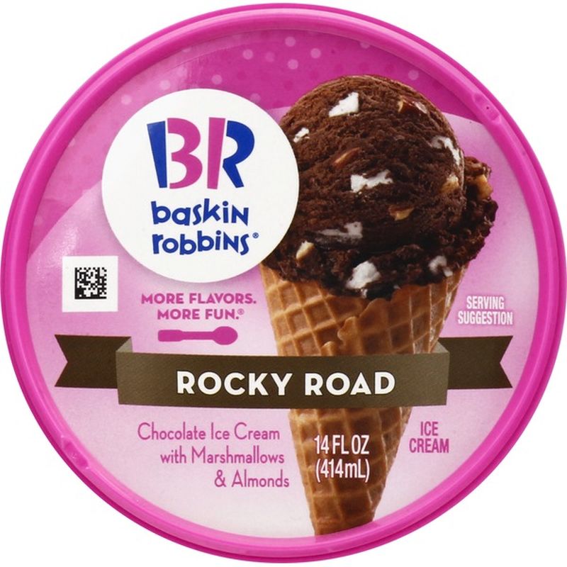 Baskin Robbins Ice Cream, Rocky Road (14 oz) Instacart