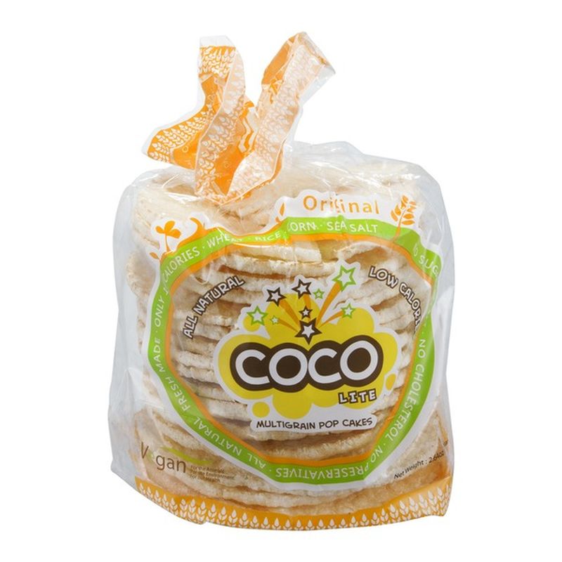 Coco Lite Multigrain Pop Cakes Original 264 Oz From Shoprite Instacart