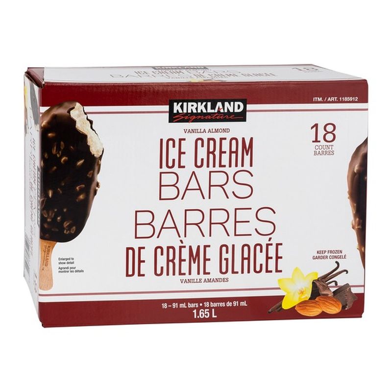 Kirkland Signature Ice Cream Bars (18 ct) Instacart