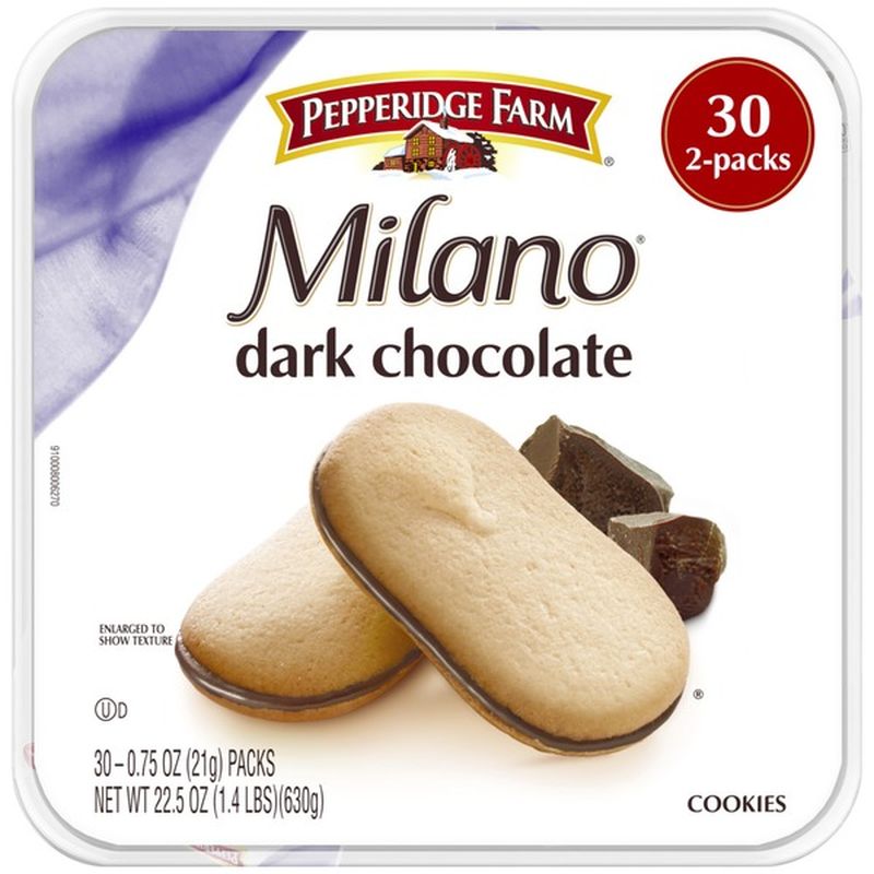 Pepperidge Farm® Milano® Milano Dark Chocolate Cookies (0.75 oz ...