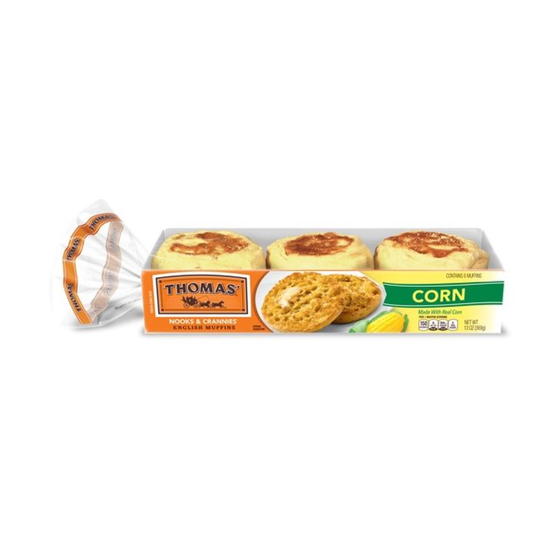 Thomas Corn English Muffins (13 oz) Instacart
