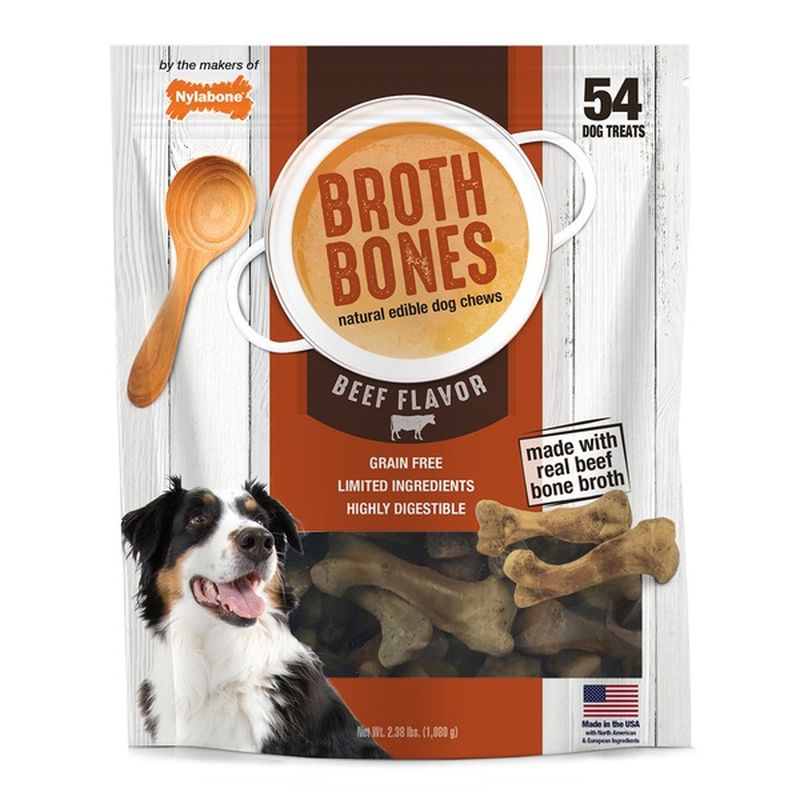 beef broth dog treats