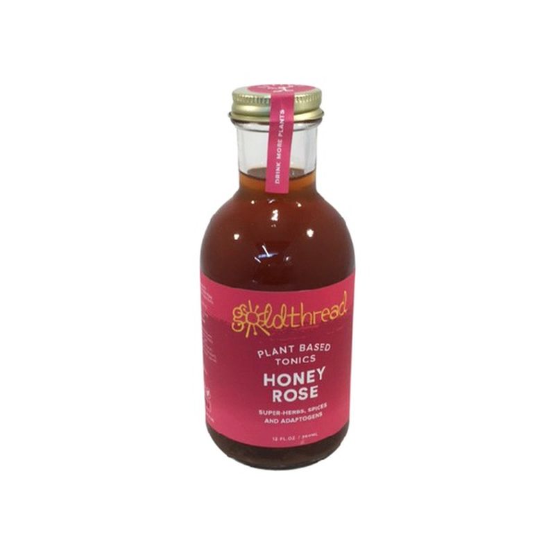 Goldthread Tonic, Plant Based, Honey Rose (12 12 fl