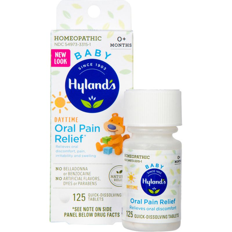 Hyland's Daytime Baby Oral Pain Relief Quick Dissolving Tablets (125 ct) Delivery or Pickup Near