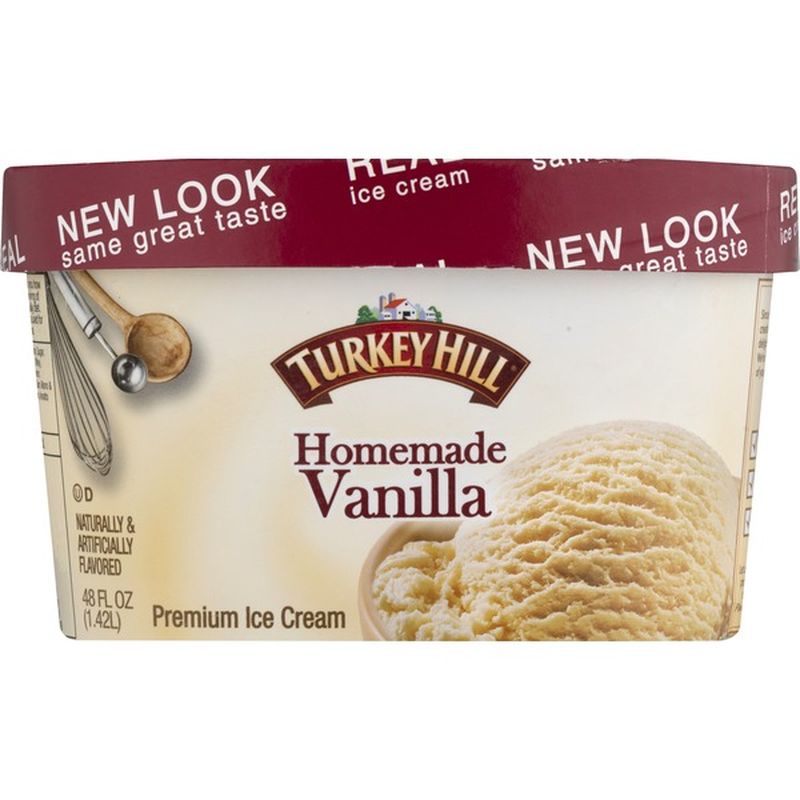 Turkey Hill Premium Ice Cream Homemade Vanilla 48 Oz From Food Lion Instacart 3293