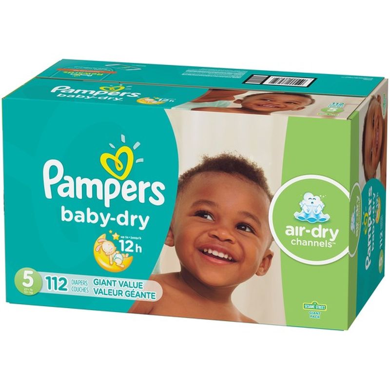 pampers baby dry 112