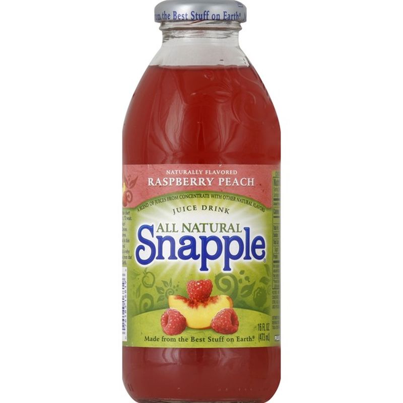 Snapple Juice Drink, Raspberry Peach (16 oz) - Instacart