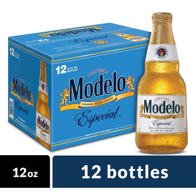 Download Modelo Especial Mexican Lager Beer Bottles (12 fl oz ...