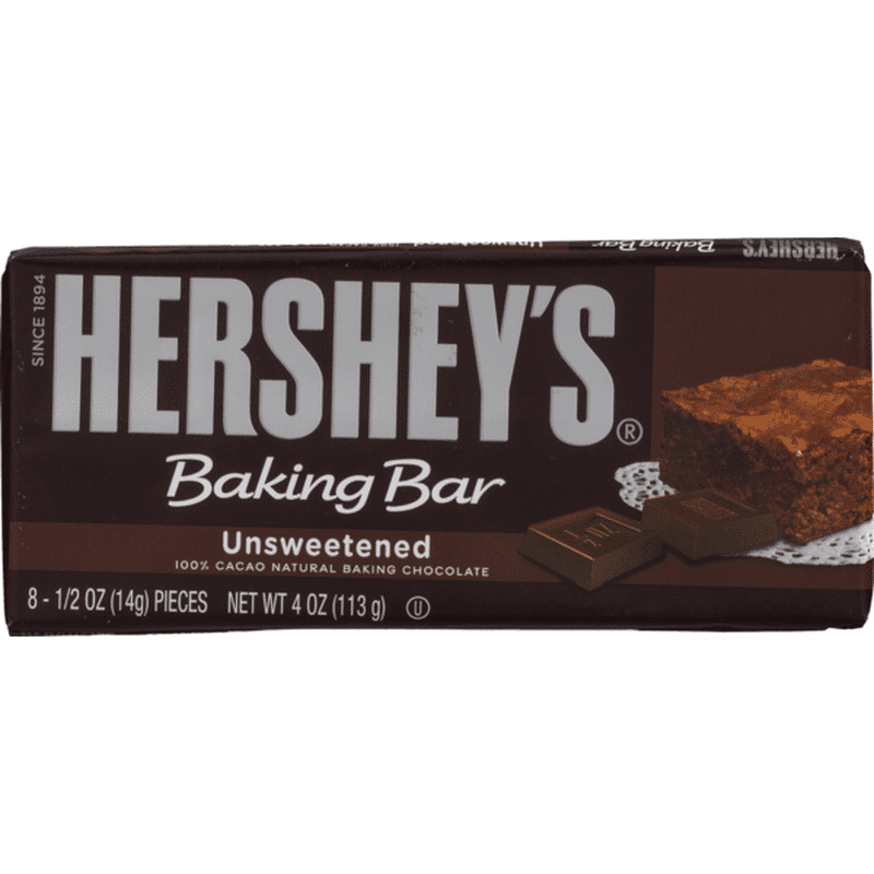 Hershey's Baking Bar, Unsweetened (8 each) Delivery or Pickup Near Me ...