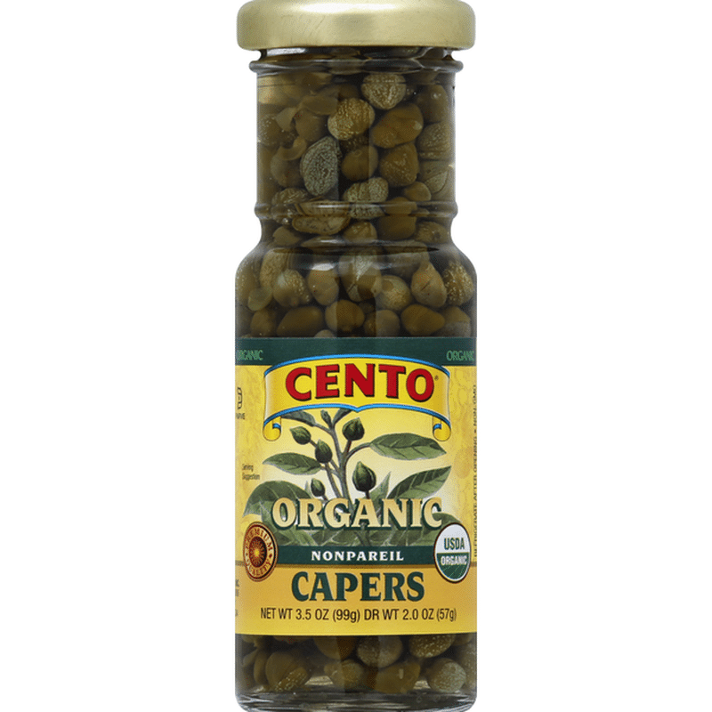 Cento Capers, Organic, Nonpareil (3.5 oz) Instacart