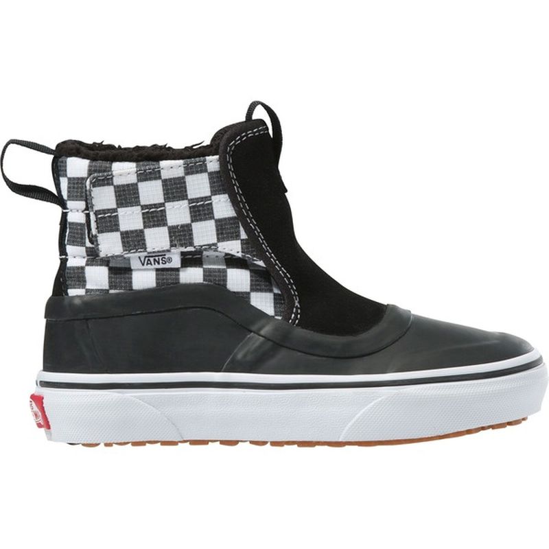 grade school checkered vans