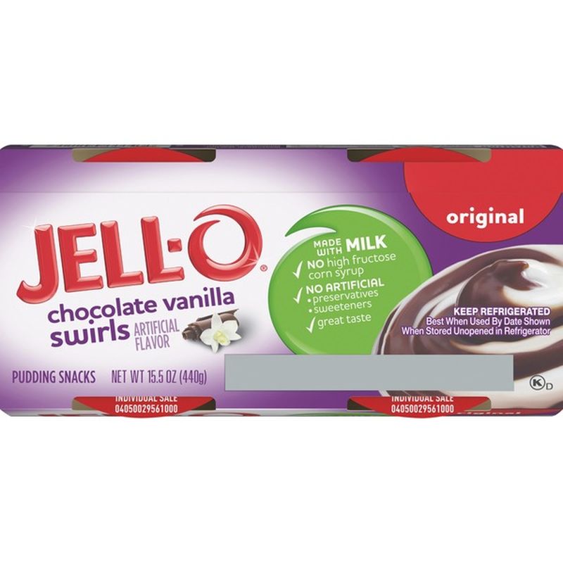 jello chocolate vanilla swirl pudding