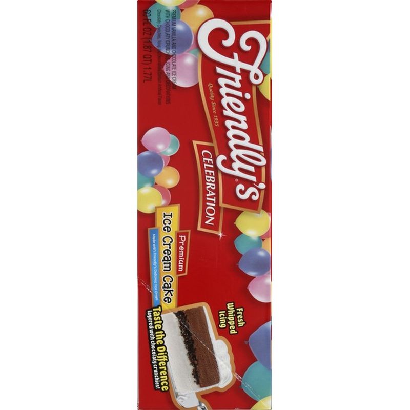 Friendlys Ice Cream Cake Premium Celebration 60 Oz Instacart 3258