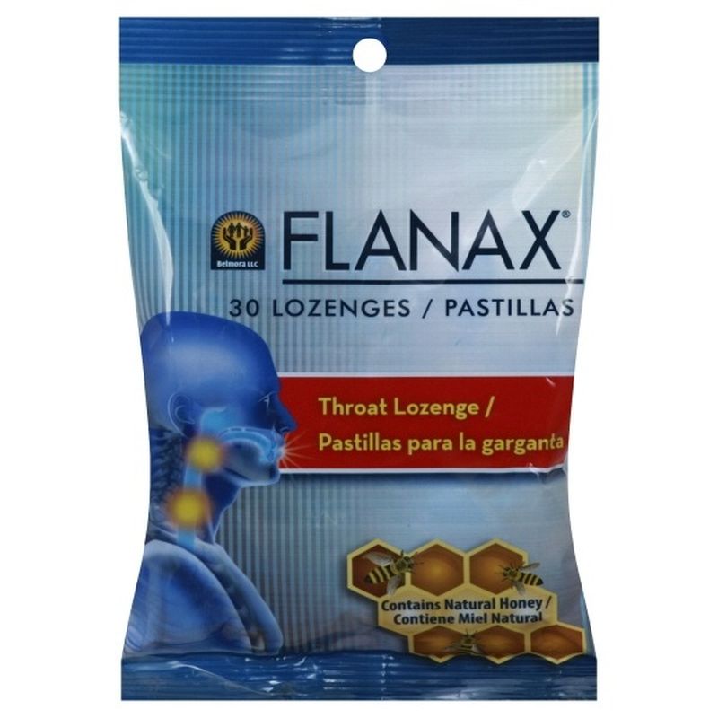 Flanax Throat Lozenges Drops 30 ct