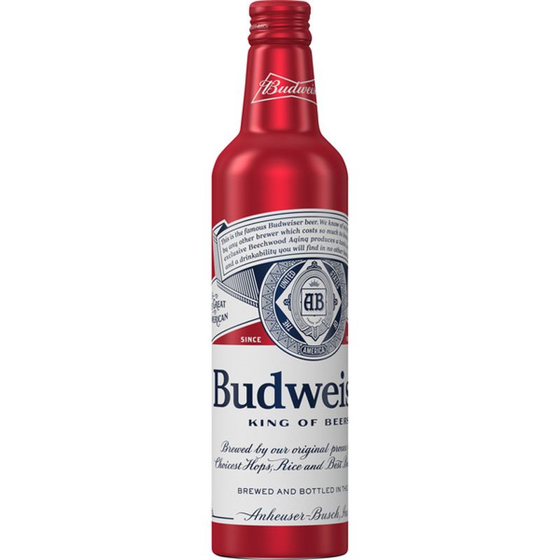 Budweiser Beer Aluminum Bottle (fl oz) Instacart