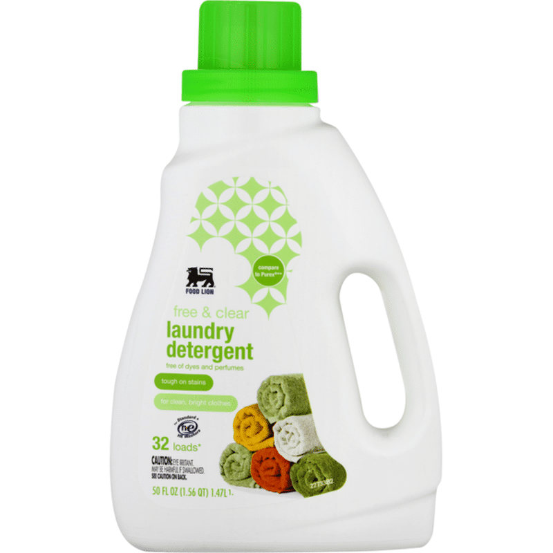 Food Lion Laundry Detergent, Free & Clear, Jug (50 fl oz) Instacart