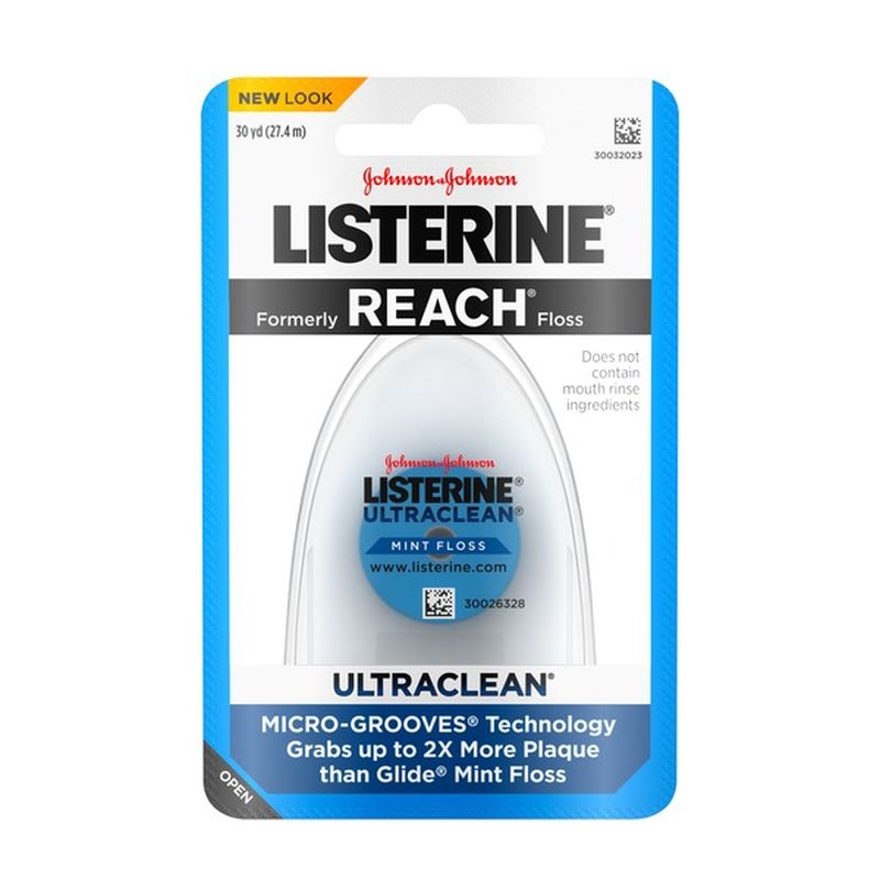 Johnson & Johnson Reach Ultraclean Floss, Mint (30 ct) - Instacart