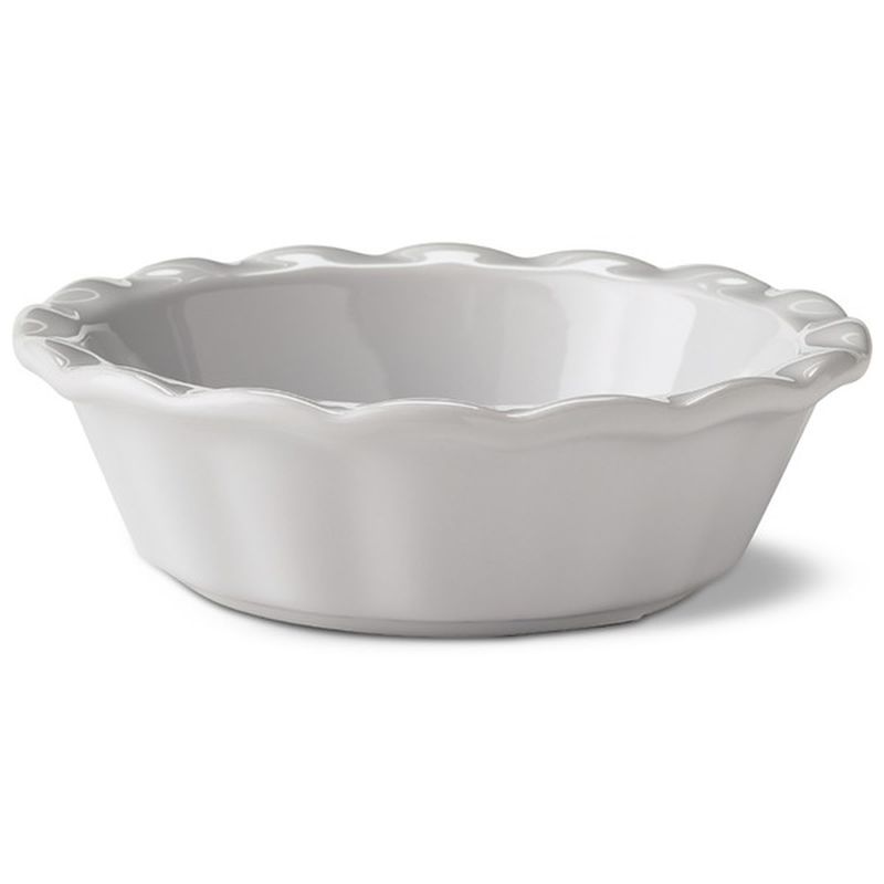 white pie dish