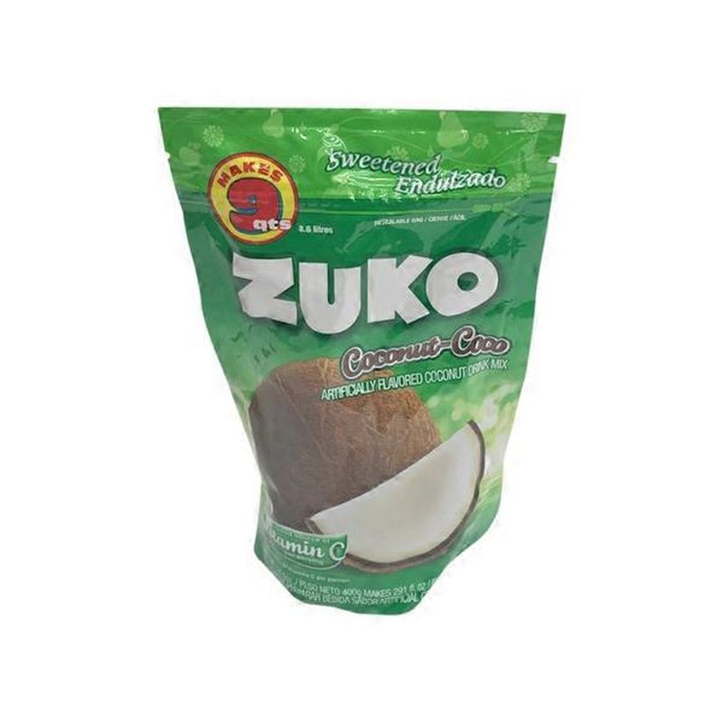 Zuko CoconutCoco FLAVORED COCONUT DRINK MIX (14.1 oz) Instacart