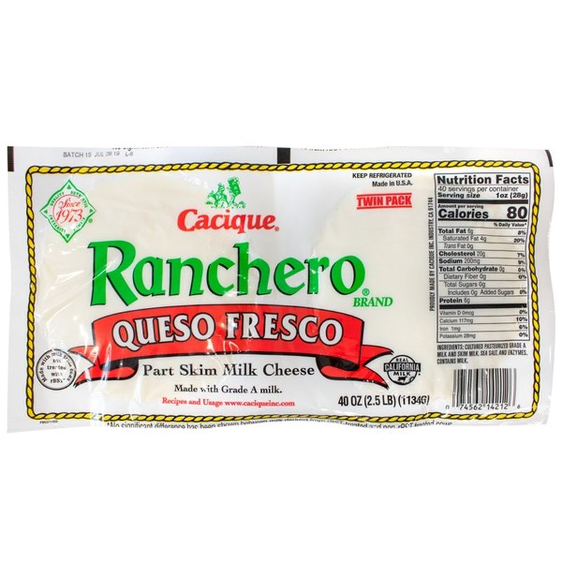 Cacique Queso Fresco Milk Cheese (40 Oz) Delivery Or Pickup Near Me ...