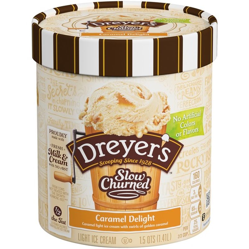 Edy's/Dreyer's Caramel Delight Light Ice Cream (1.5 qt) from Safeway