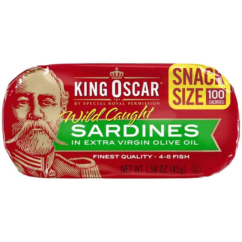 King Oscar Sardines in Olive Oil Snack Size (1.58 oz) Instacart