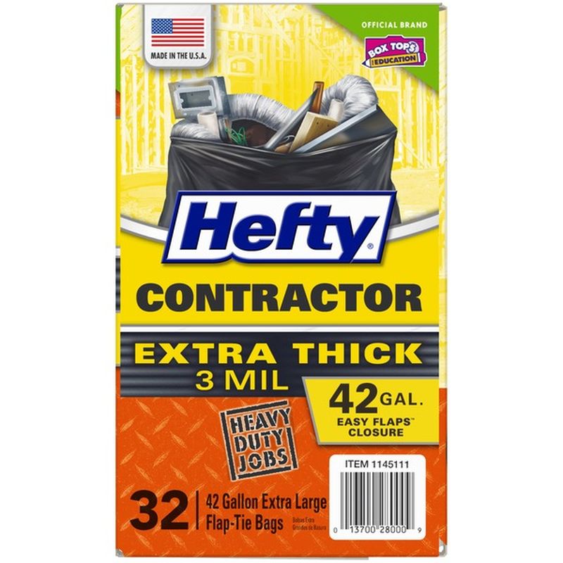 Hefty Contractor Heavy Duty Clean Up Bags (32 ct) from Costco Instacart