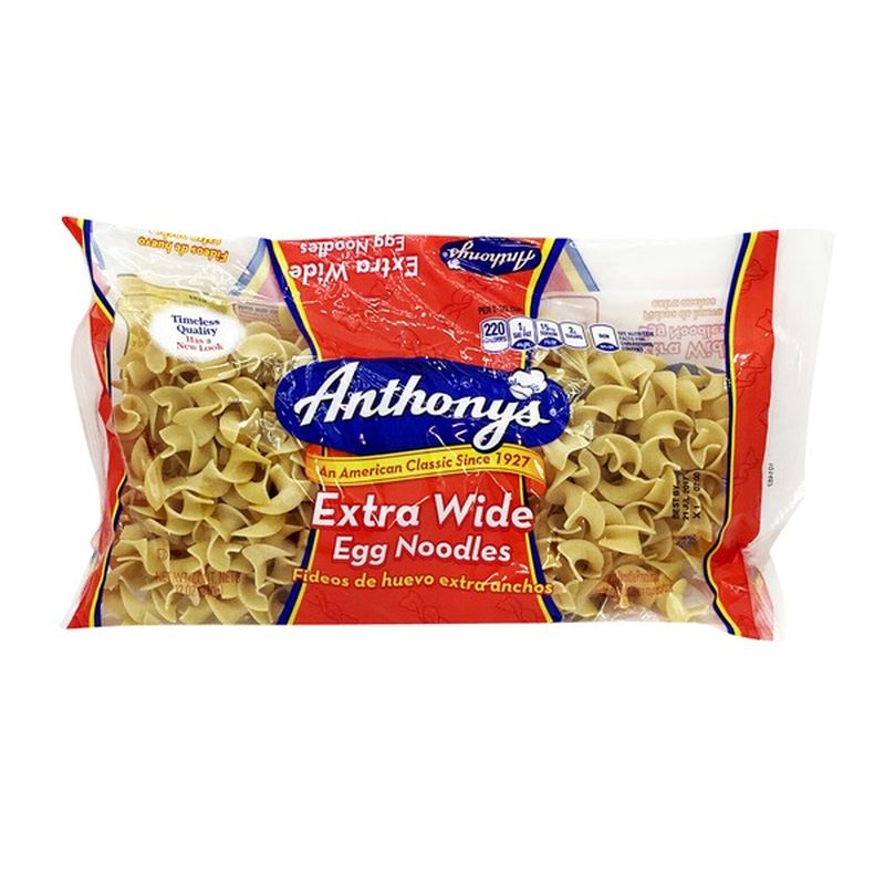 Anthony's Egg Noodles, Extra Wide (12 oz) from Stater Bros. Instacart