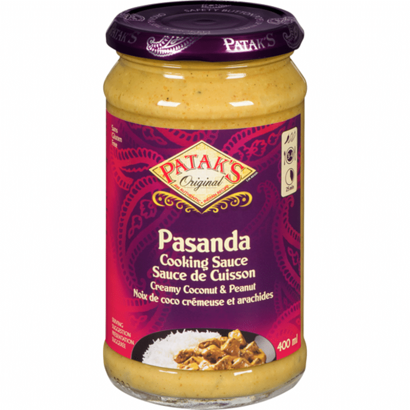 Patak's Pasanda Creamy Coconut And Peanut Cooking Sauce (400 ml) from