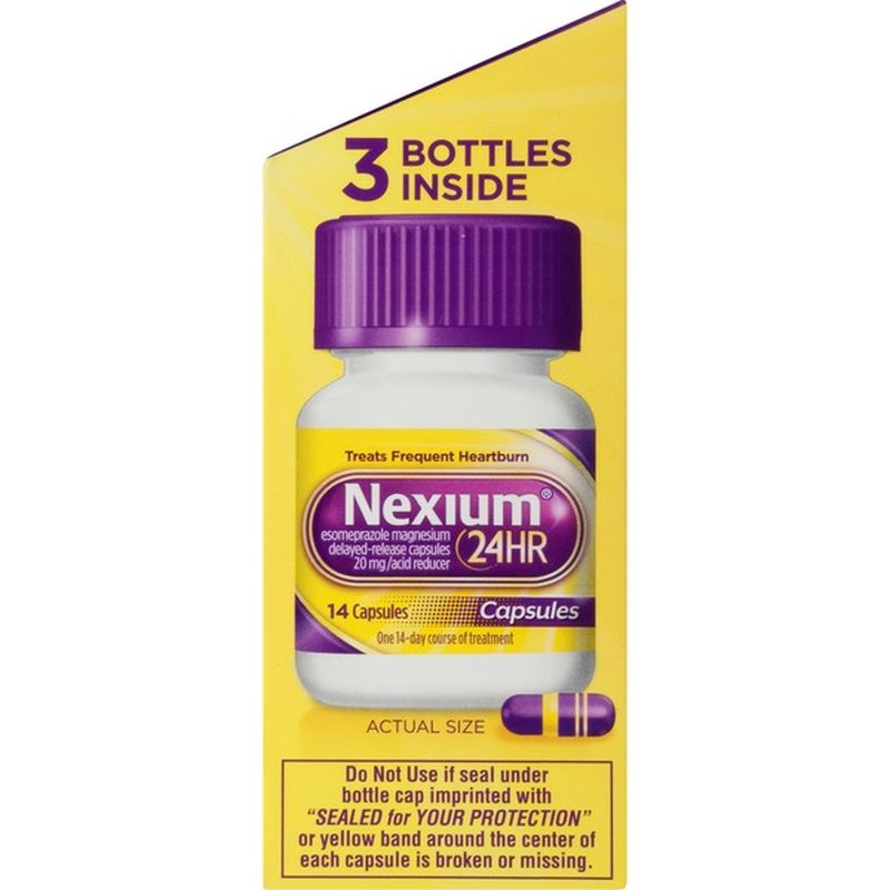 Nexium 24 Hr Delayed Release Heartburn Relief Capsules (42 Ct) - Instacart