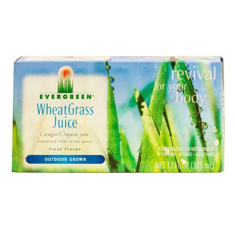 Evergreen Wheat Grass Juice