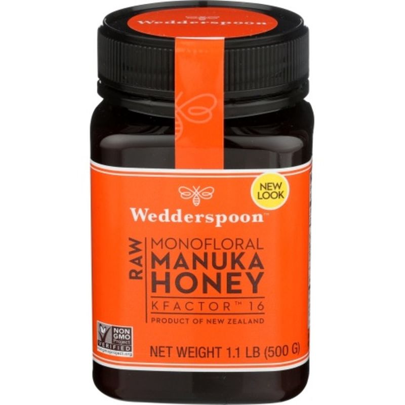 Wedderspoon Manuka Honey, Raw, Monofloral, Kfactor 16 (17.6 Oz) - Instacart