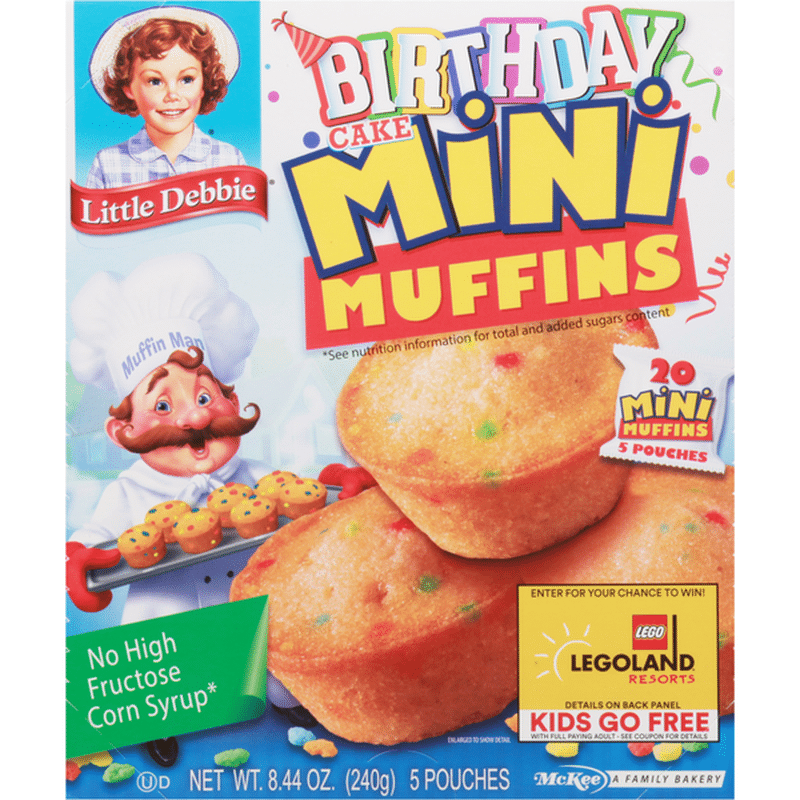 Little Debbie Muffins, Birthday Cake, Mini (5 each) Instacart