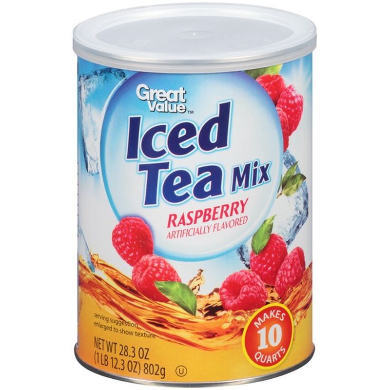 Great Value Raspberry Iced Tea Mix (28.3 oz) Instacart