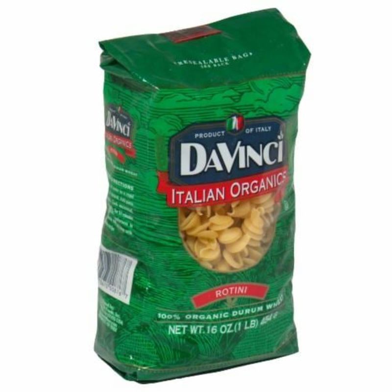 Davinci Italian Organics 100% Organic Durum Wheat Rotini Pasta