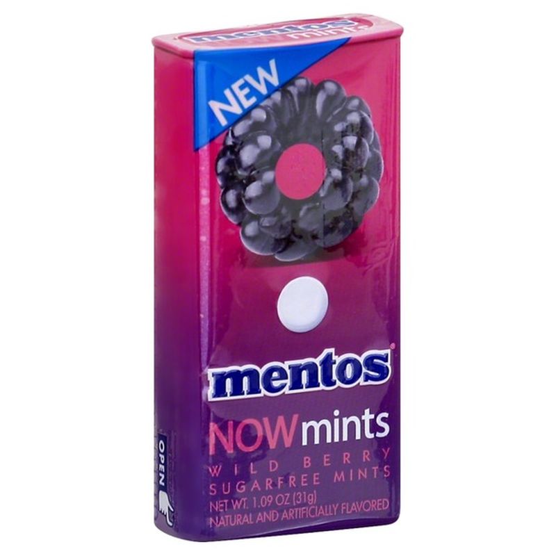Mentos NOW Mints Wild Berry (1.09 oz) Instacart