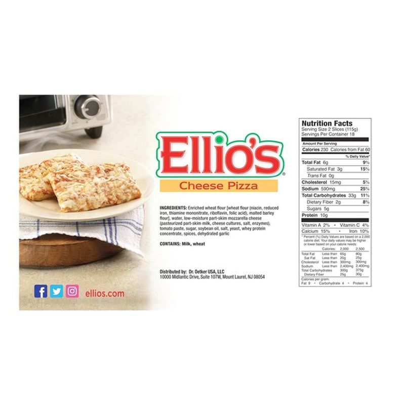 Ellio's Pizza Cheese - 36 CT (73.2 oz) - Instacart