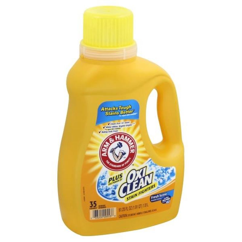 Arm & Hammer Oxiclean Fresh Scent Liquid Laundry Detergent, (61.25 fl