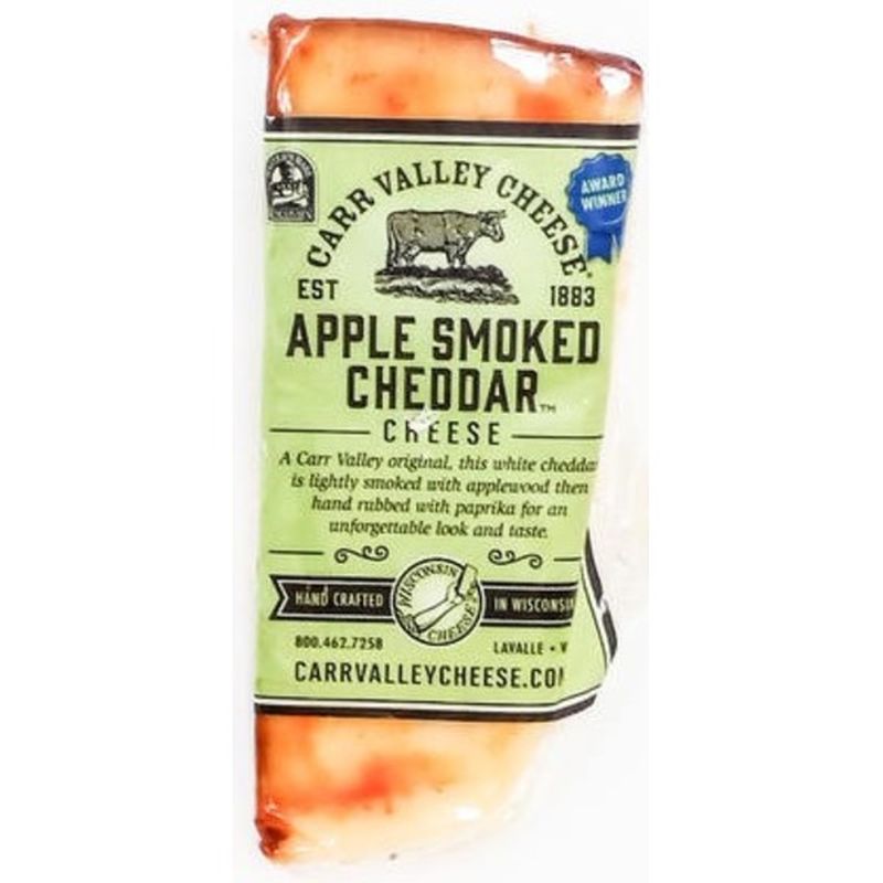 Carr Valley Cheese Apple Smoked Cheddar Cheese