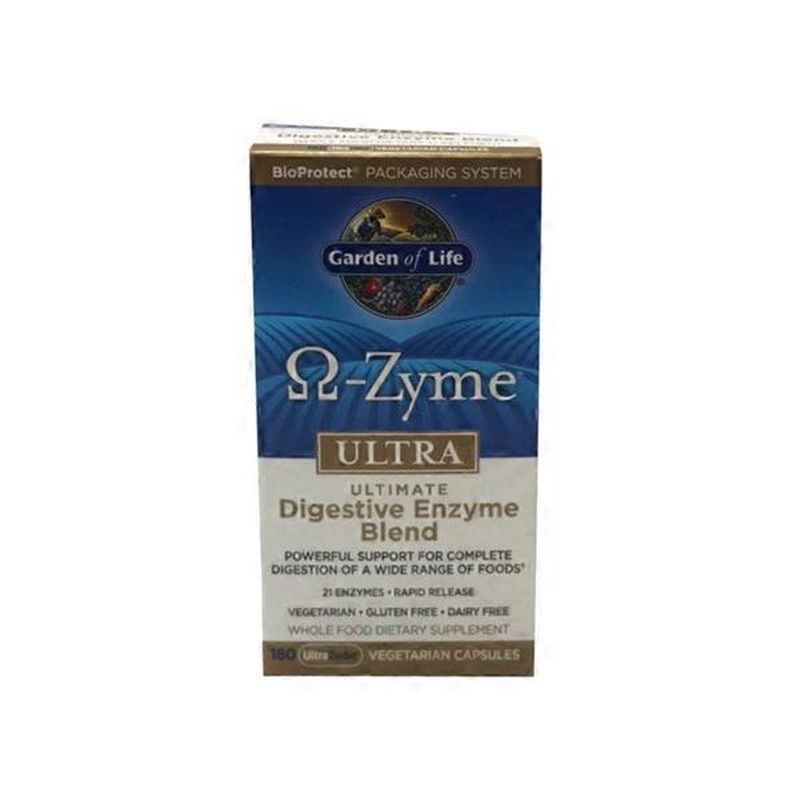 Garden of Life Digestive Enzyme Blend Whole Food Dietary Supplement