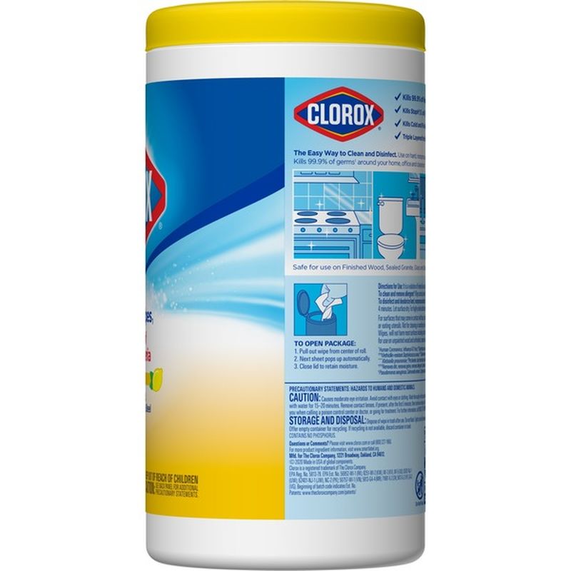 Clorox Disinfecting Wipes 75 Ct Instacart