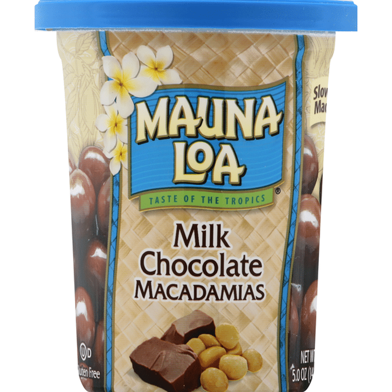 Mauna Loa Macadamias, Milk Chocolate, Slow Roasted (5 oz) - Instacart