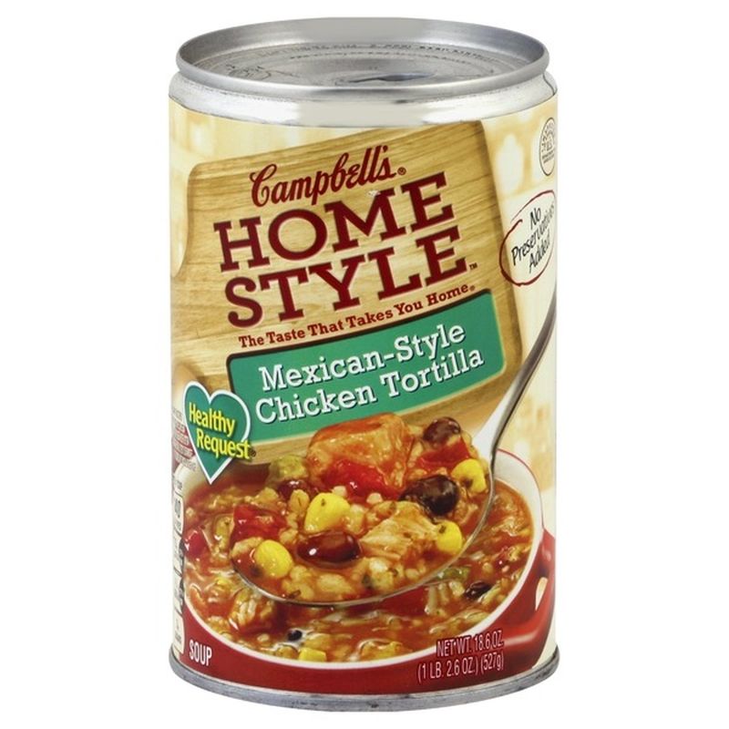 Campbell's® Homestyle Healthy Request® Mexican-Style Chicken Tortilla ...