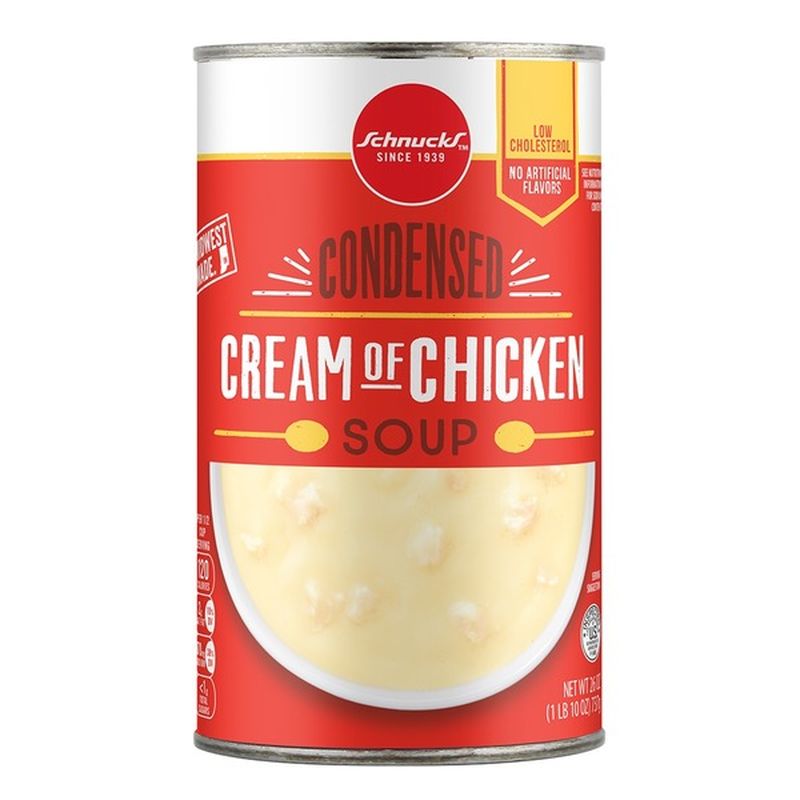 Schnucks Cream Of Chicken Condensed Soup