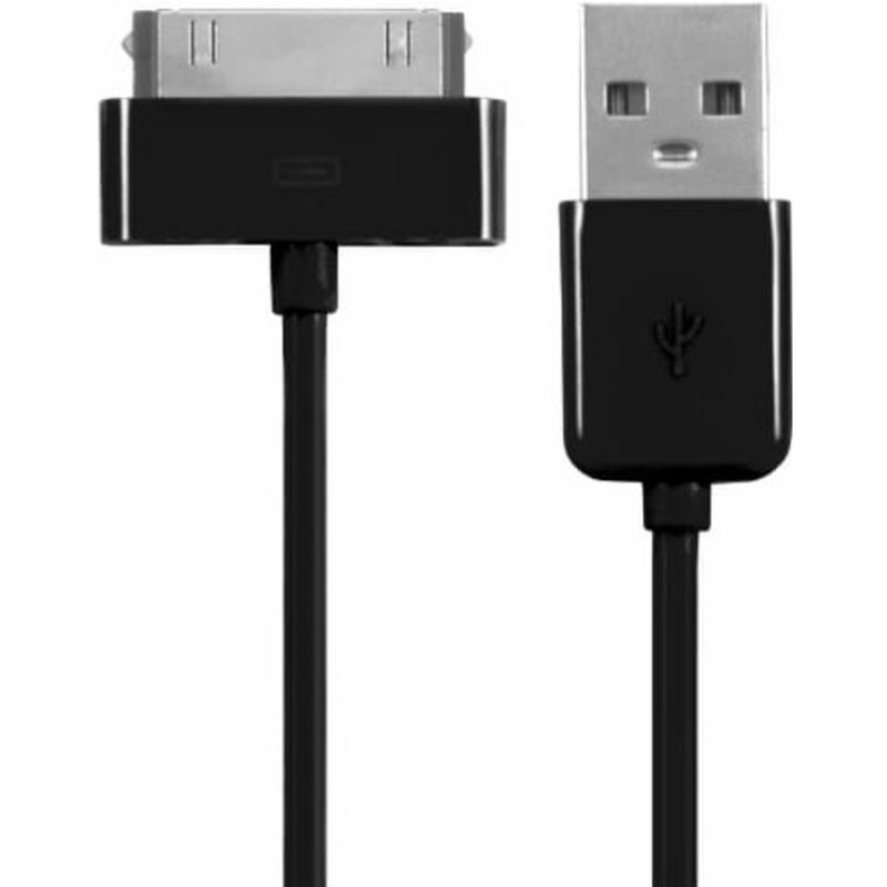CellCandy 4' Black 30 Pin to USB Sync & Charge Cable for Apple iPhone